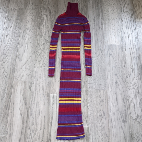 Urban Outfitters Stella Striped Turtleneck Sweater Dress - Picture 4 of 8